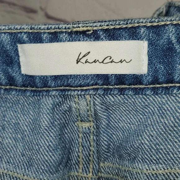 KanCan Medium Stone Wash Denim Shorts Size 7/27 - Picture 7 of 11